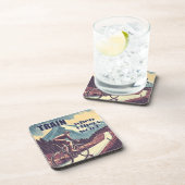 Zug, wenn andere nicht fahren getränkeuntersetzer (Rechte Seite)