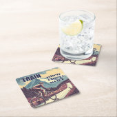 Zug, wenn andere nicht fahren rechteckiger pappuntersetzer (Vor Ort)