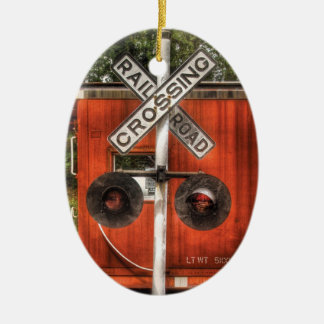 Zug - Whippany, NJ - Bahnübergang Keramikornament