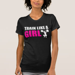 Zug wie ein Mädchen T-Shirt