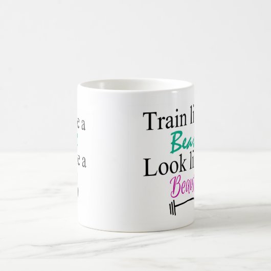 Zug wie ein Tier Kaffeetasse (Mittel)