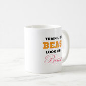 Zug wie ein Tier Kaffeetasse (VorderseiteRechts)