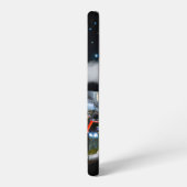 Zug/Winter/Weihnachten Samsung Galaxy Hülle (Linke Seite)