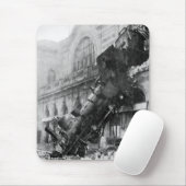 Zug-Wrack bei Montparnasse 1895 Mousepad (Mit Mouse)