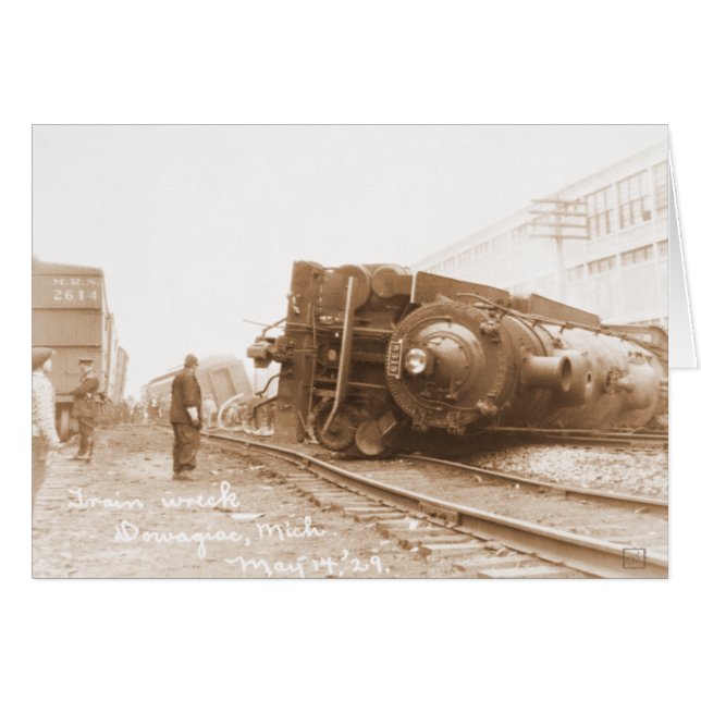 Zug Wreck 1929 (Vorderseite (Horizontal))
