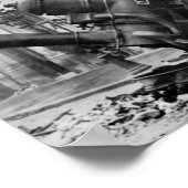 Zug Wreck in Montparnasse Poster (Ecke)