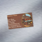 Zug - Ziviler Krieg - General Haupt 1863 Magnetische Visitenkarte (Beispiel)