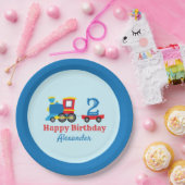 Zug zum Geburtstag Pappteller (Party)