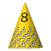 Zug zum Geburtstag Partyhütchen (Vorderseite)