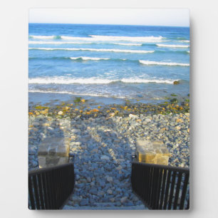Zugang zum Rocky York Beach Fotoplatte