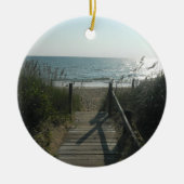 Zugang zum Strand Keramik Ornament (Vorne)