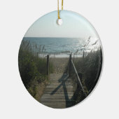 Zugang zum Strand Keramik Ornament (Links)