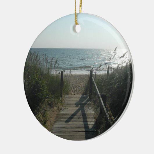 Zugang zum Strand Keramik Ornament (Links)