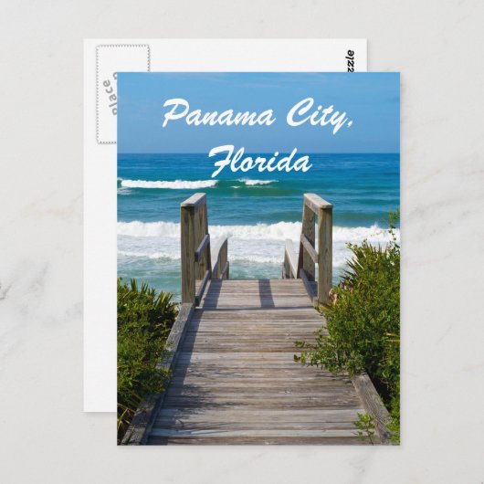 Zugang zum Strand - Postkarte (Vorne/Hinten)