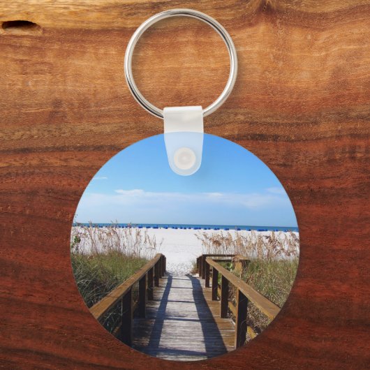 Zugang zum Strand Schlüsselanhänger (Vorderseite)