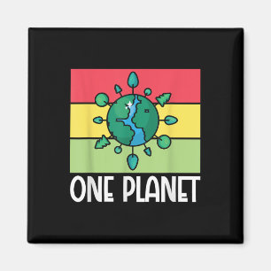 Zugang zum Umweltschutz auf einem Planeten Magnet