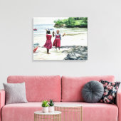 Zugang zur Bucht 2002 Leinwanddruck (Insitu (Wohnzimmer))