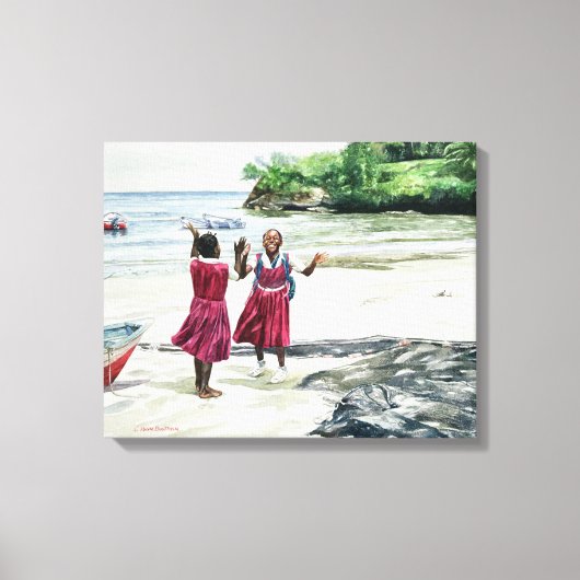 Zugang zur Bucht 2002 Leinwanddruck (Vorderseite)