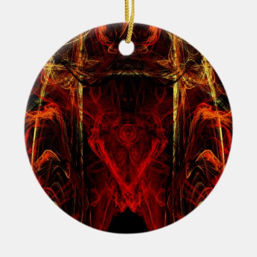 Zugang zur ewigen Folterung Keramikornament (Vorne)