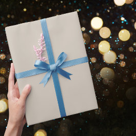 Zugängliche Beige Solid Color Geschenkpapier