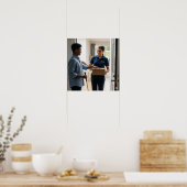 Zugängliche Paketlieferung Poster (Küche)