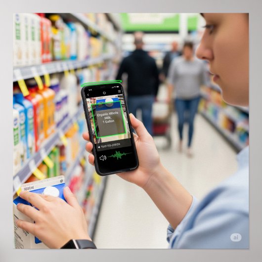 Zugängliche Produktinformationen Poster (Vorne)