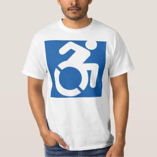 Zugänglicher Ikonen-Weiß-T - Shirt
