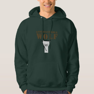 Zugänglicher Wolf (Grün) Kapuzenpullover Hoodie