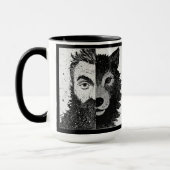 Zugänglicher Wolf : Halb Wolf (Glaubensausgabe) Tasse (Links)