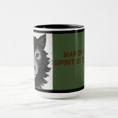 Zugänglicher Wolf : Halb Wolf (Glaubensausgabe) Tasse (Zentrum)