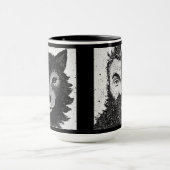 Zugänglicher Wolf : Halb Wolf Tasse (Zentrum)