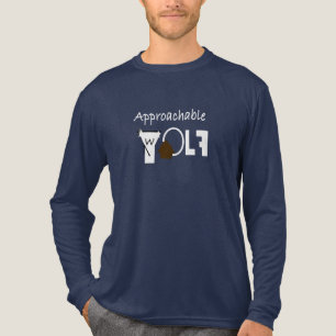 Zugänglicher Wolf : Langarmshirt von JHT Tri-Blend Shirt