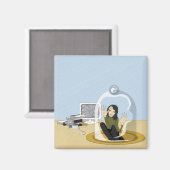 Zugangsverweigerung Magnet (Vorderseite/Rückseite)