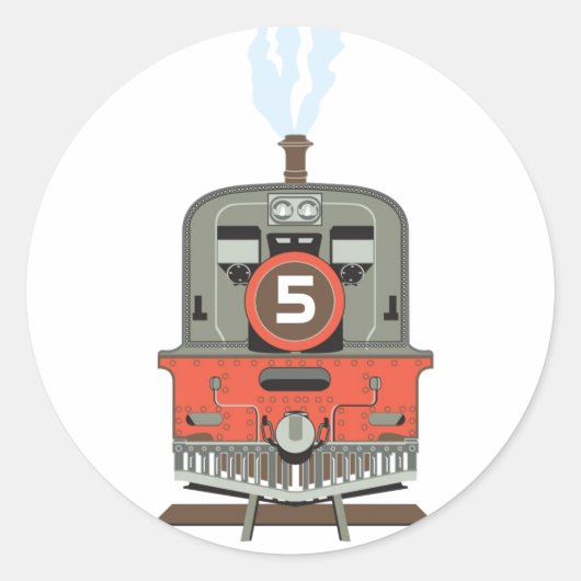 Zugaufkleber Runder Aufkleber (Vorderseite)