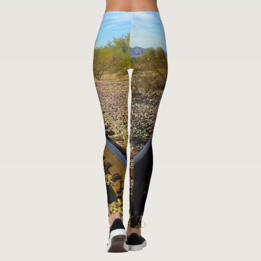 Zugbahn zum Glück Leggings (Rückseite)