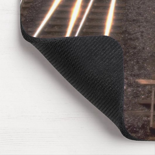 Zugbahnen Mousepad (Ecke)