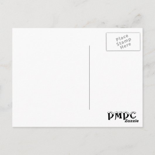 Zugbahnhof Postkarte (Rückseite)