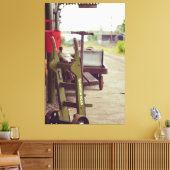 Zugbahnsteig Vintag Leinwanddruck (Insitu (Wohnzimmer))