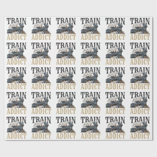 Zugbegleiter Modellbahnbahn Hobbyist Geschenkpapier (Flach)