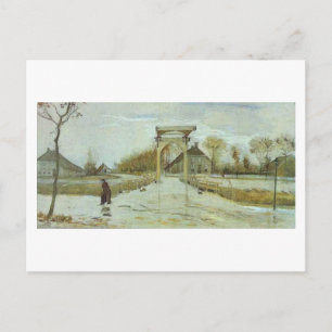 Zugbrücke in Nieuw-Amsterdam, Vincent van Gogh Postkarte