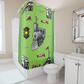 Zugduschvorhang Duschvorhang (Beispiel)