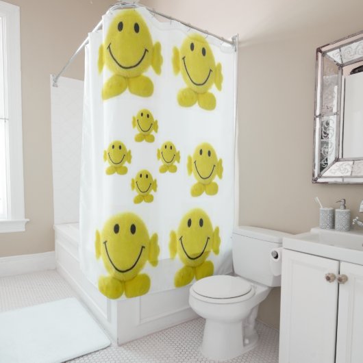 Zugduschvorhang Duschvorhang (Beispiel)