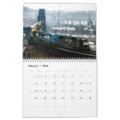Züge auf Brücken-Kalender Kalender (Feb 2026)
