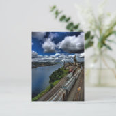 Züge auf der Willamette Postkarte (Stehend Vorderseite)