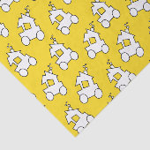 Züge auf Gelb Seidenpapier (Ausschnitt)