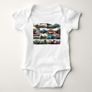Züge Baby Strampler