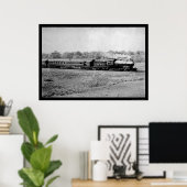 Züge Chicago und Northwest Eisenbahn 1899 Poster (Heimbüro)