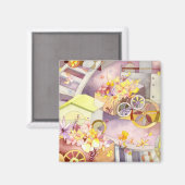 Züge der Blume Magnet (Vorderseite/Rückseite)