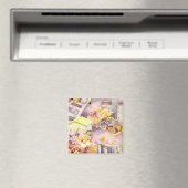 Züge der Blume Magnet (In Situ (Geschirrspüler))