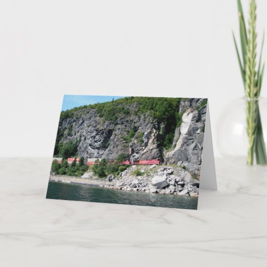 Züge entlang des Lake Superior Karte (Vorderseite)